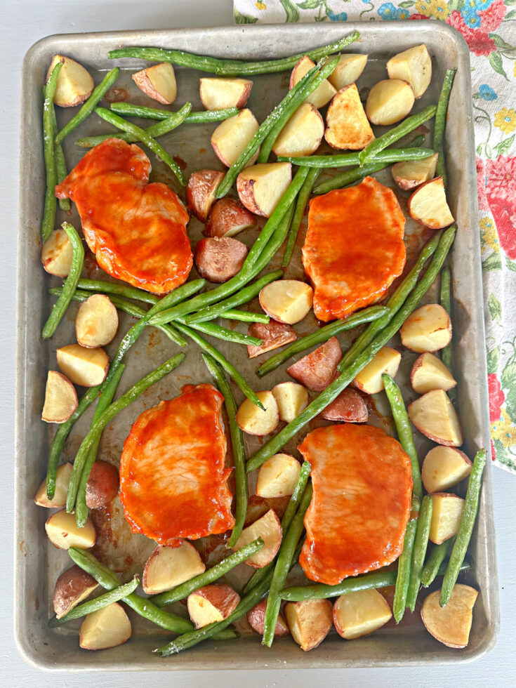 Sheet Pan Pork Chops