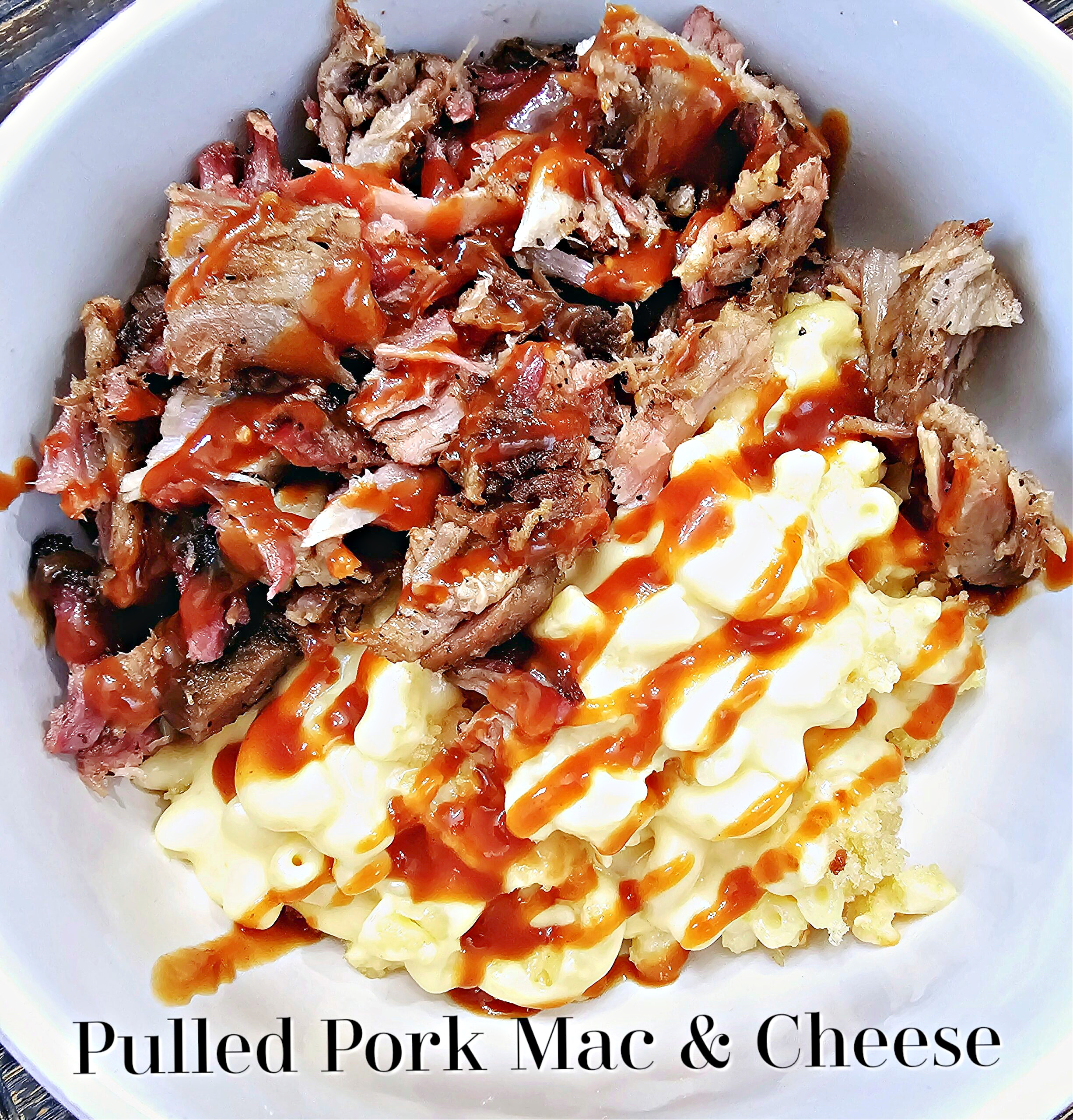 Pulled Pork Mac & Cheese #pulledpork #mac&cheese #pasta #pork