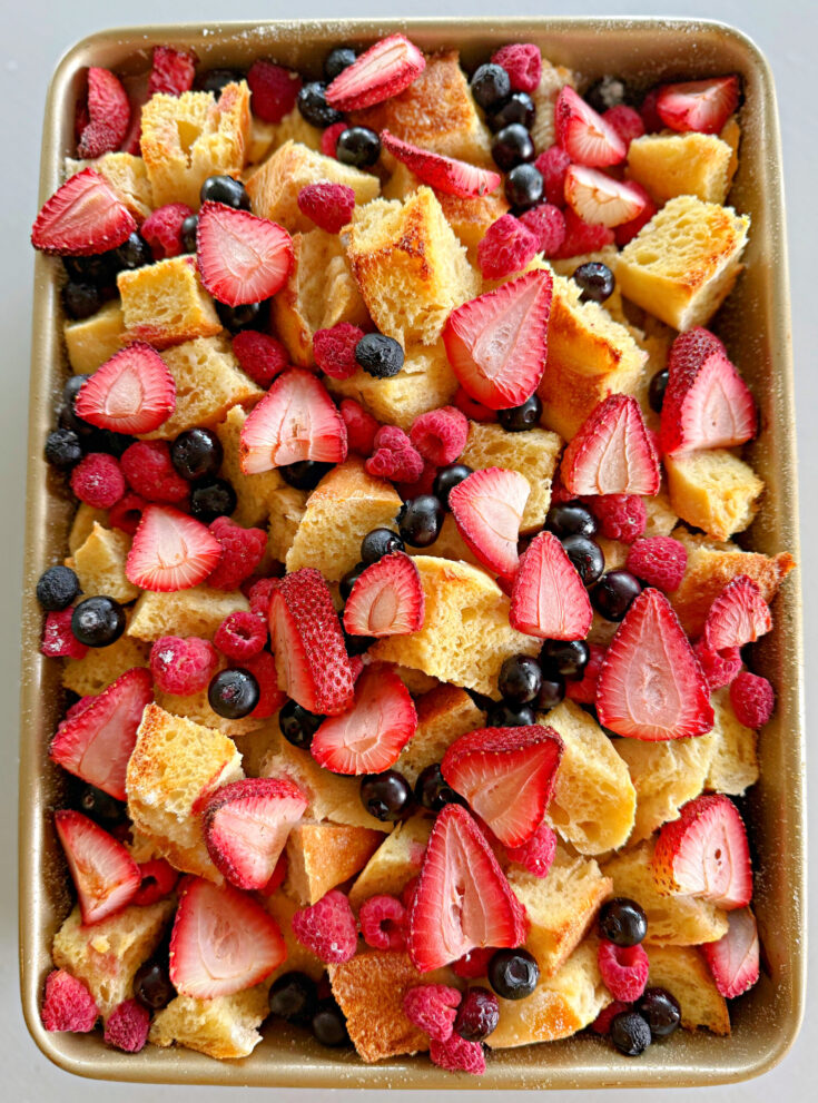 Tasty Berry French Toast Casserole