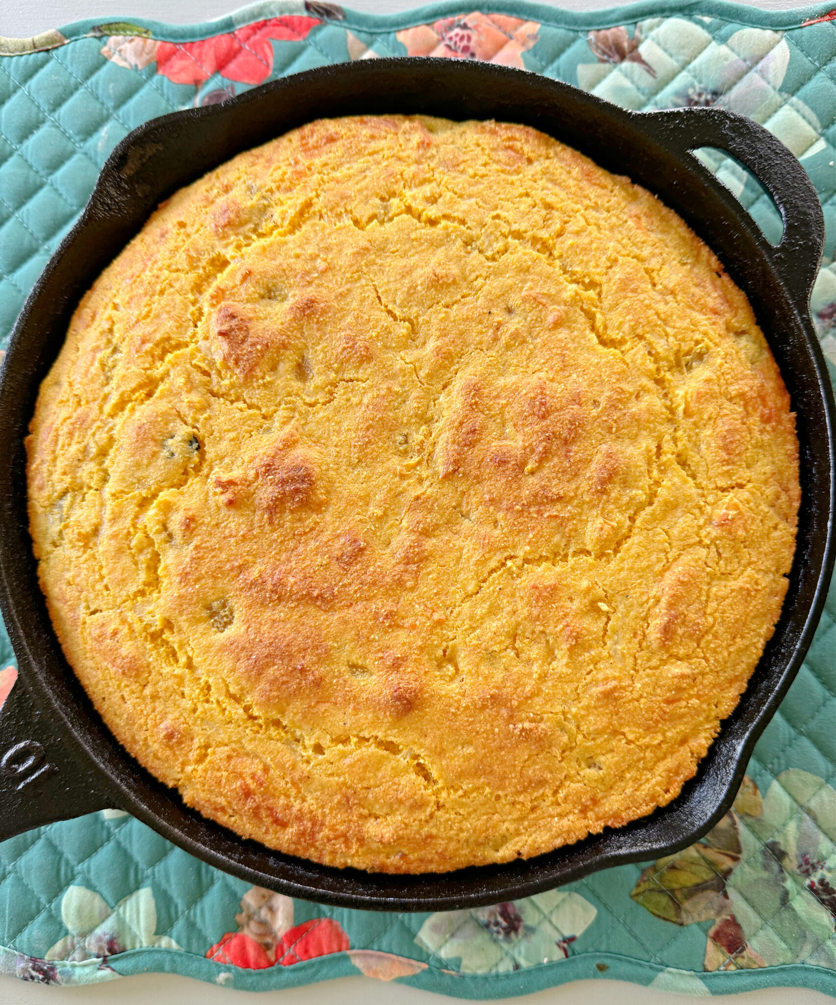 Chile Rellenos Cornbread - Lou Lou Girls