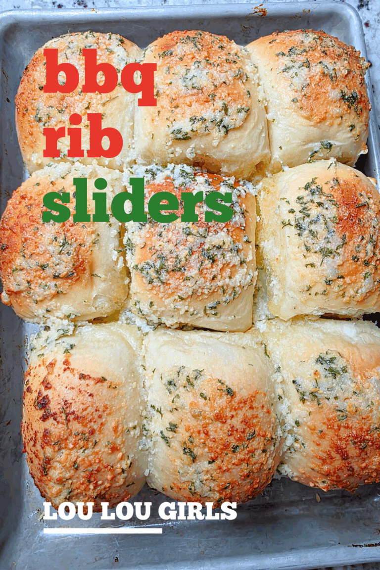 BBQ Rib Sliders - Lou Lou Girls