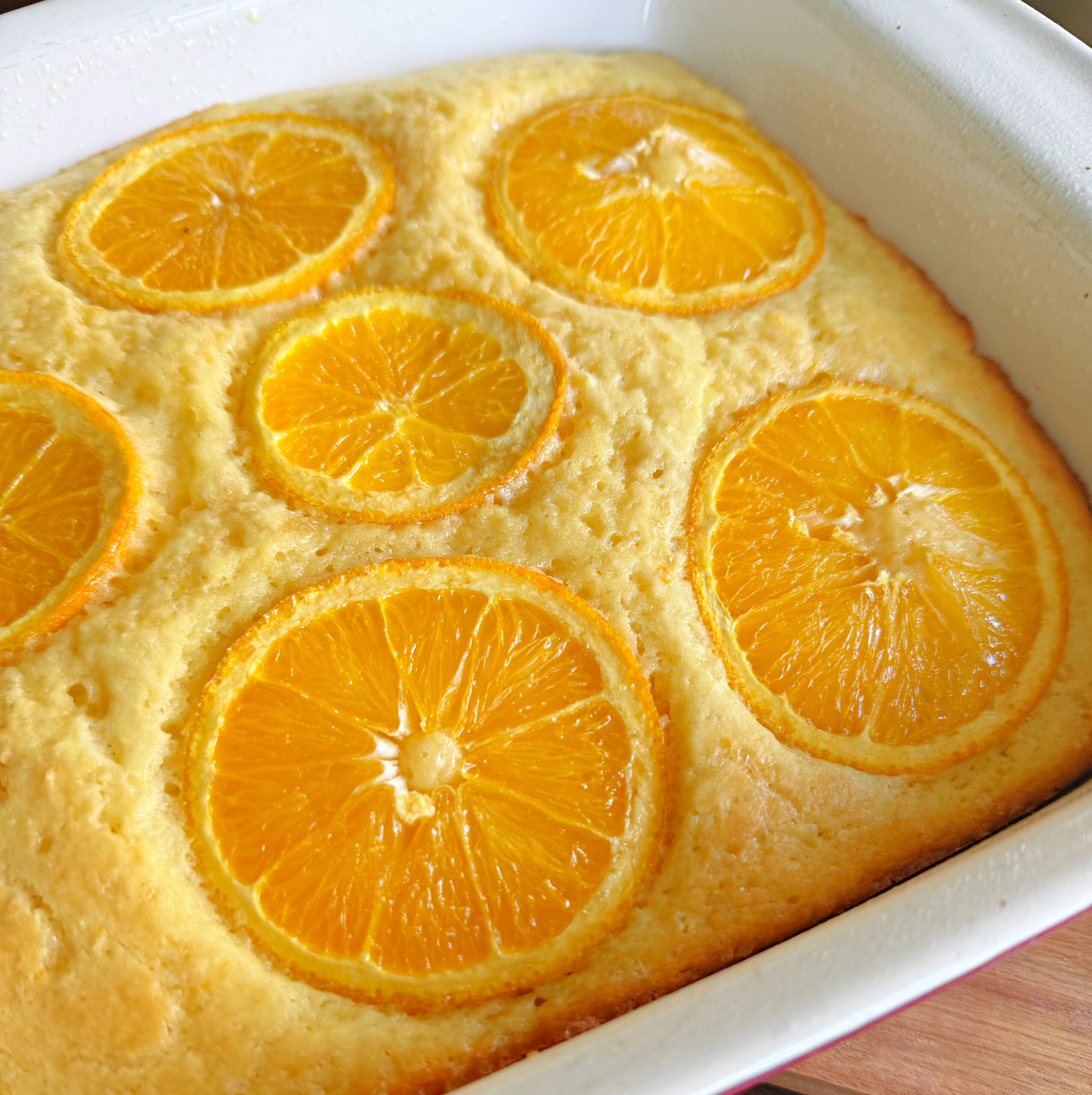 Orange Yogurt Cake with Vanilla Citrus Glaze