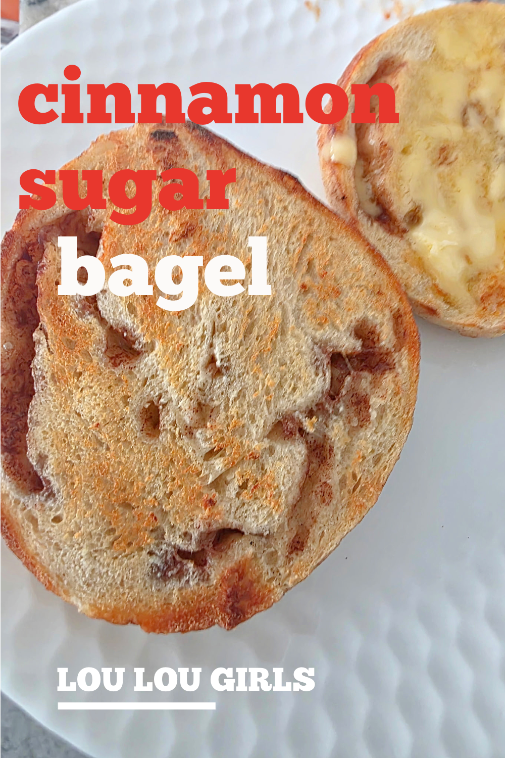 Cinnamon Sugar Bagels #bagels #cinnamon #sugar #breakfast #dessert #recipe