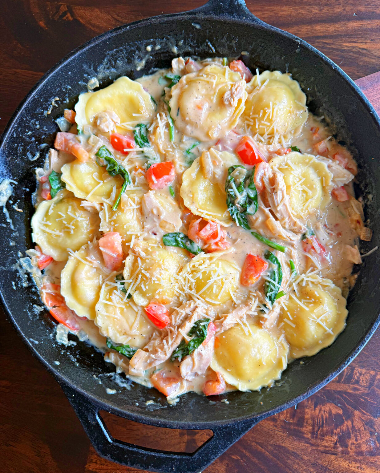 Creamy Dijon Chicken Ravioli - Lou Lou Girls