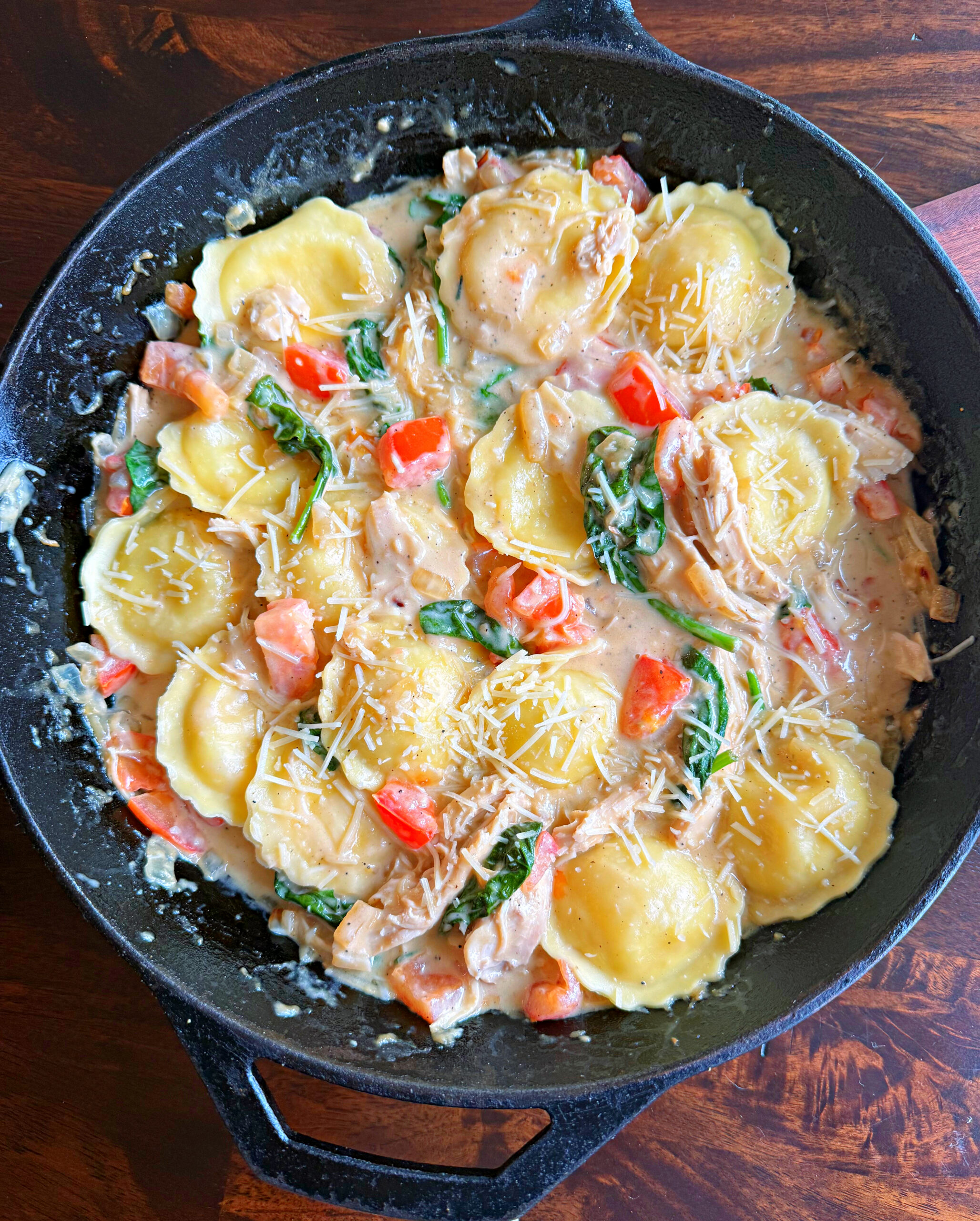 Creamy Dijon Chicken Ravioli