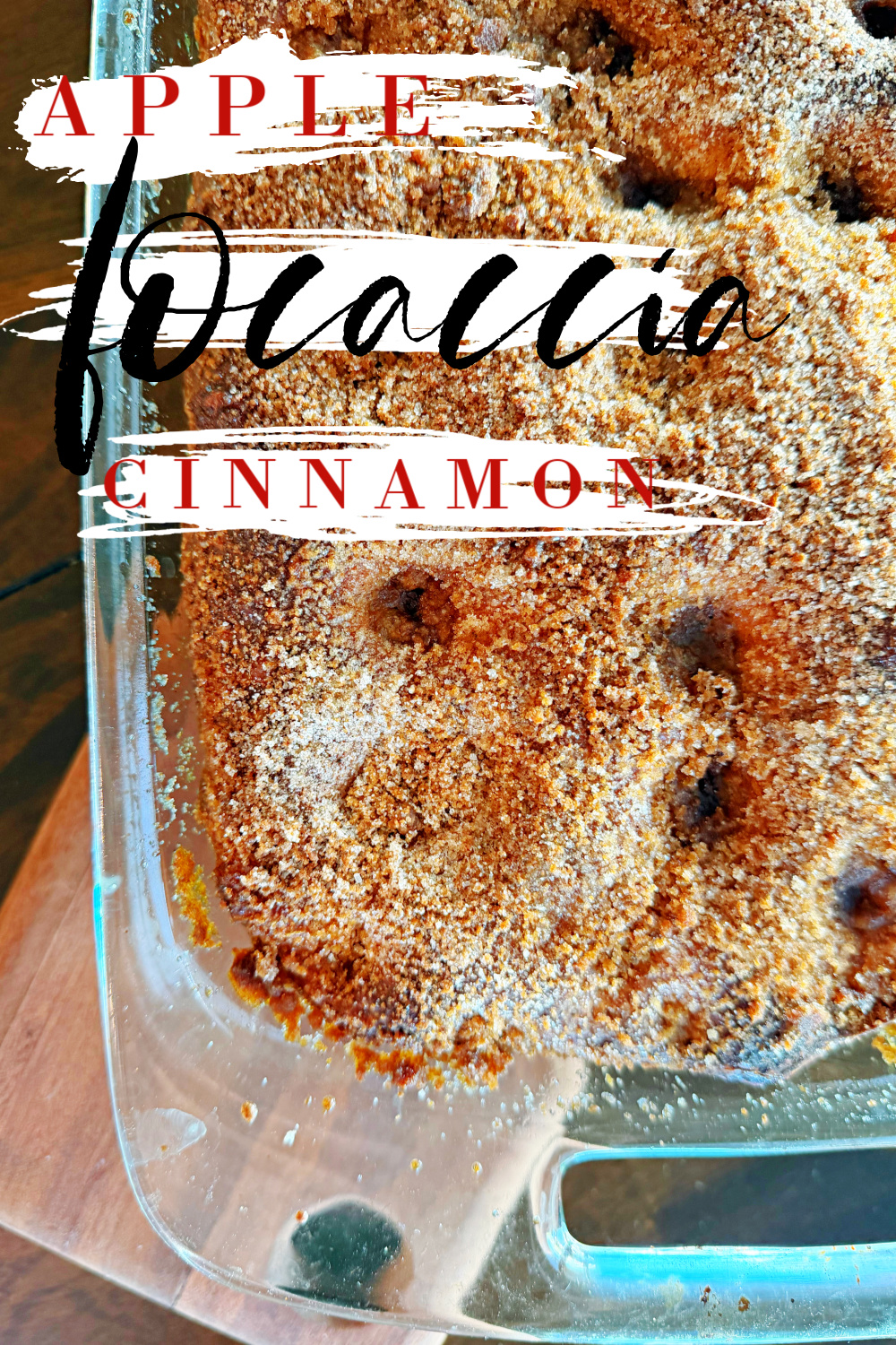 Apple Cinnamon Chunk Focaccia #apple #cinnamon #focaccia #recipe #dessert #breakfast