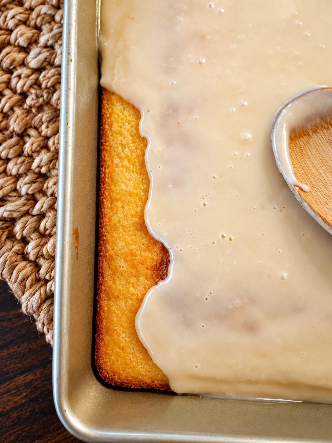 Buttermilk Cake with Brown Sugar Buttermilk Glaze