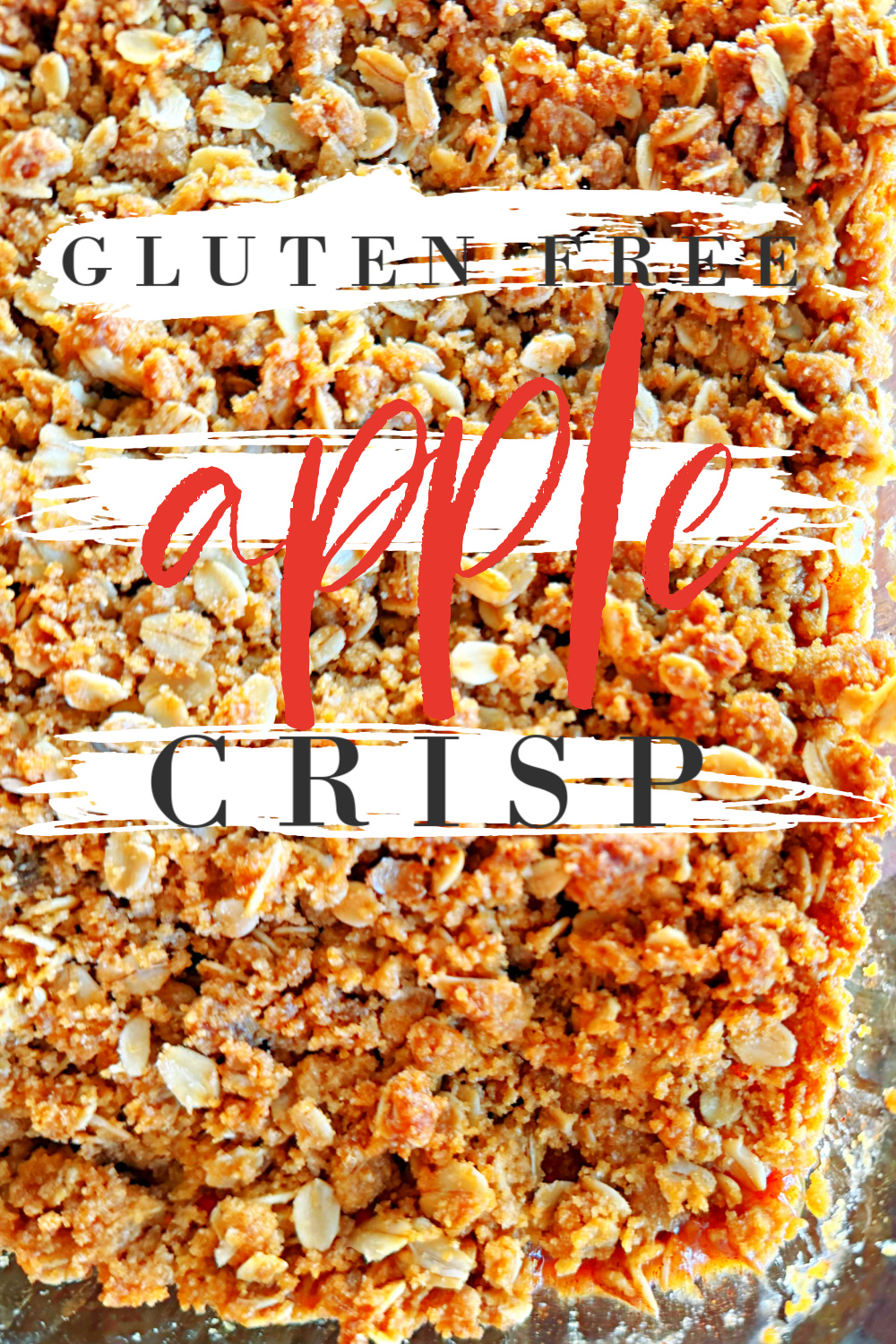 Gluten-Free Apple Crisp #GLUTENFREE #apple #crisp #dessert #fall #recipe